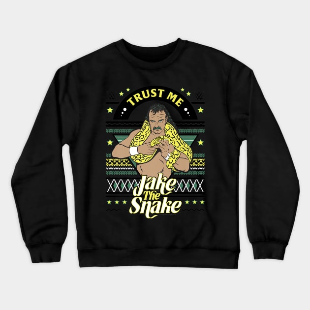 Jake The Snake Christmas Ugly Crewneck Sweatshirt by Holman